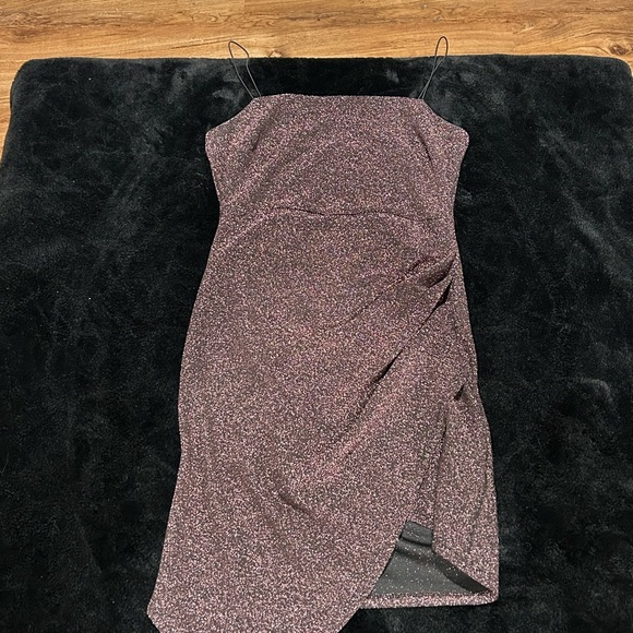 Windsor Sparkling Midi Skirt - Purple - Picture 2 of 8